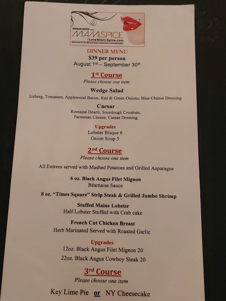 ML Steakhouse Menu image 1